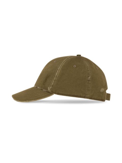 Saint Laurent Cassandre denim cap - Green