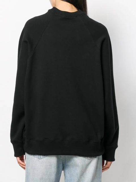 JW Anderson logo embroidered sweatshirt - Black