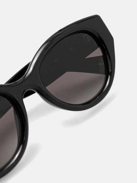 Gucci okulary przeciwsłoneczne damskie kolor czarny GG1976SK