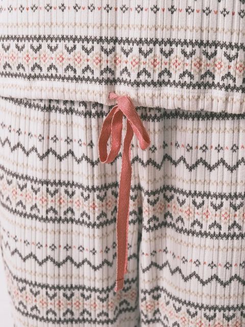 women'secret komplet piżamowy damska kolor biały 3132261