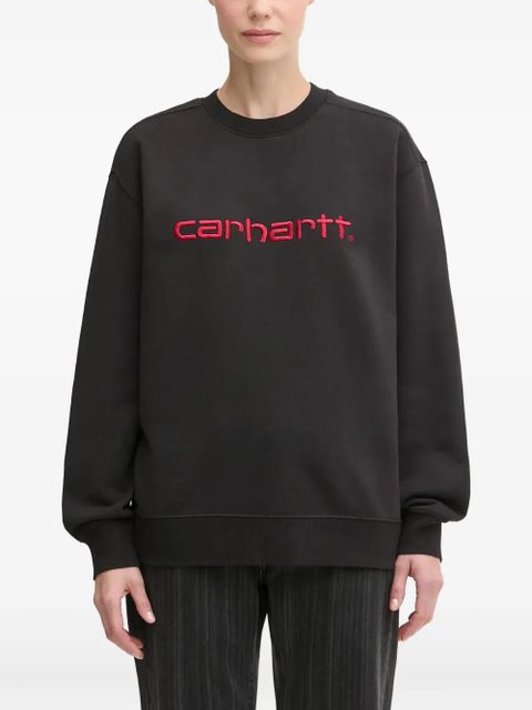 Carhartt WIP logo-embroidery sweatshirt - Black - zdjęcie produktu nr 1
