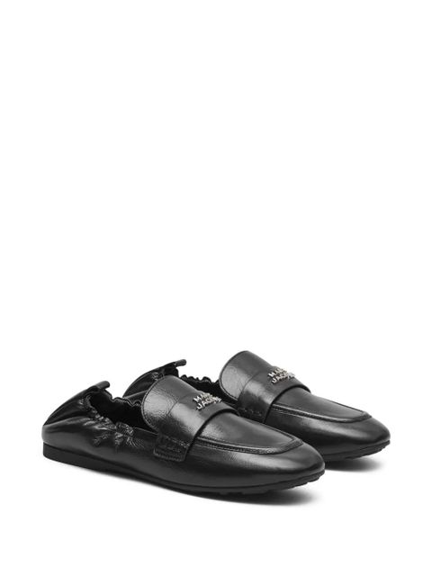Marc Jacobs logo-plaque leather loafers - Black - zdjęcie produktu nr 2