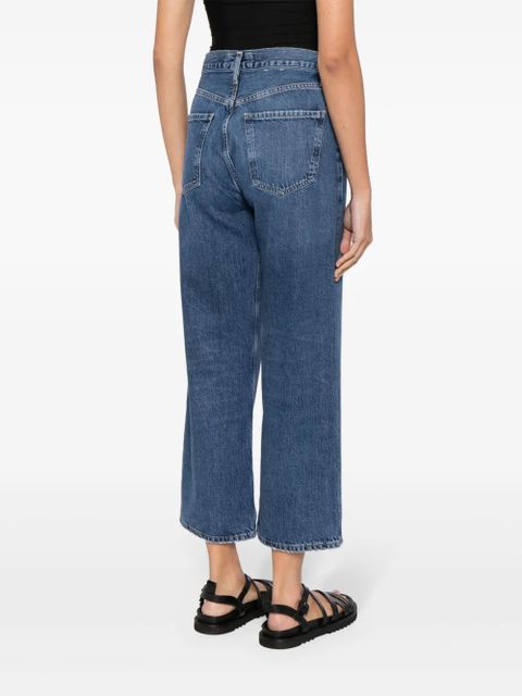 AGOLDE Ren Jean high-rise cropped jeans - Blue - zdjęcie produktu nr 2