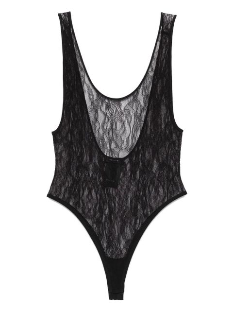 WARDROBE.NYC lace tank bodysuit - Black - zdjęcie produktu nr 1