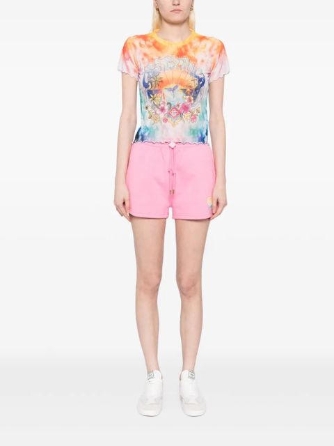 Casablanca printed mesh T-shirt - Blue - zdjęcie produktu nr 2