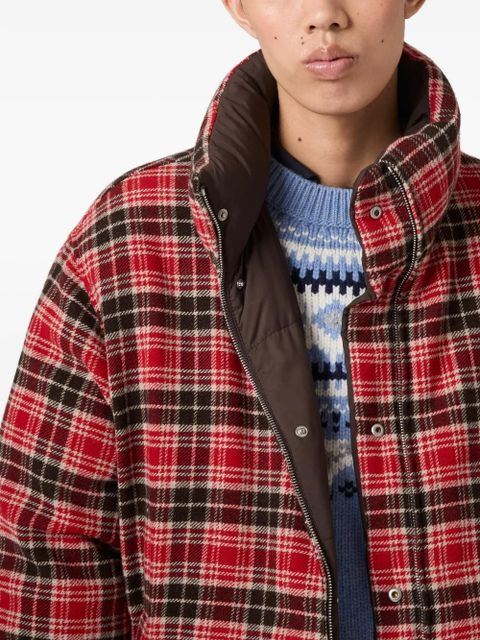 Miu Miu reversible padded jacket - Brown