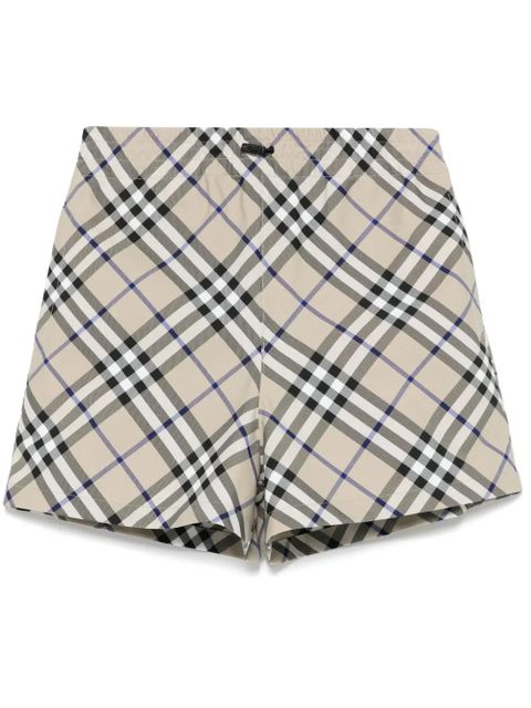 Burberry check deck shorts - Grey - zdjęcie produktu nr 1