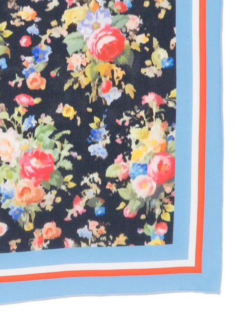 Essentiel Antwerp printed floral scarf - Blue