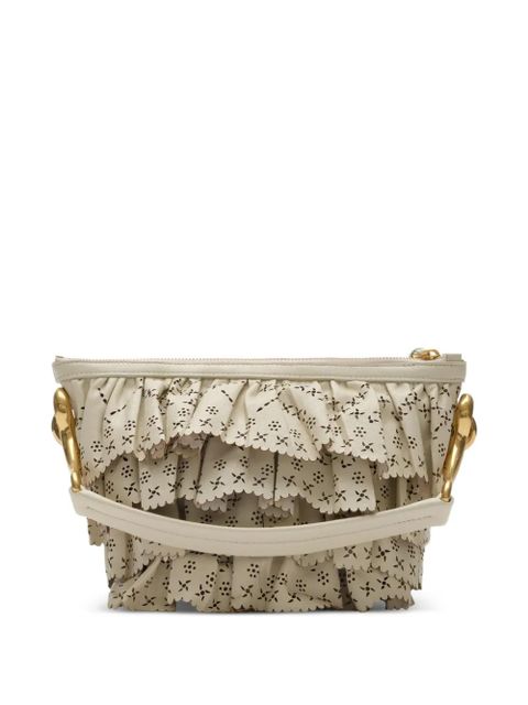Burberry mini ruffle bag - Neutrals - zdjęcie produktu nr 1