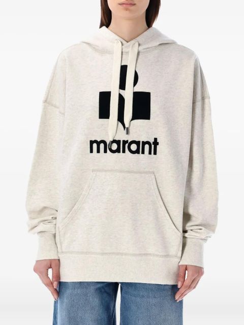 MARANT ÉTOILE logo-detailed hoodie - Neutrals - zdjęcie produktu nr 1