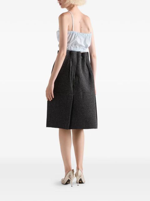 Prada cotton crop top - Blue