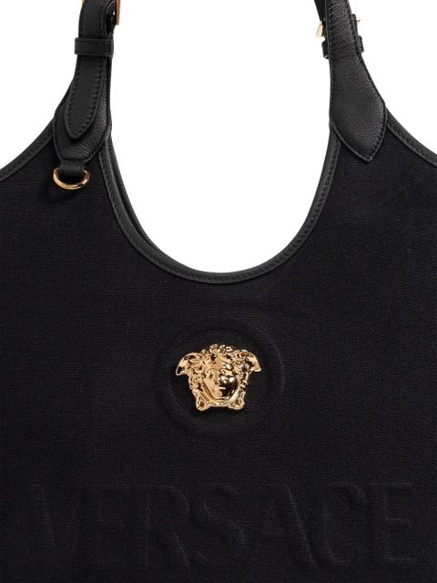 Versace Medusa-appliqué tote bag - Black - zdjęcie produktu nr 2