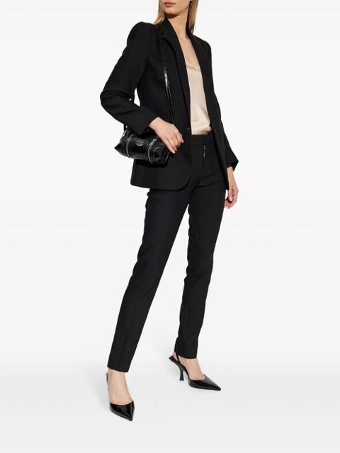 Zadig&Voltaire logo embellished mid-rise skinny trousers - Black - zdjęcie produktu nr 2