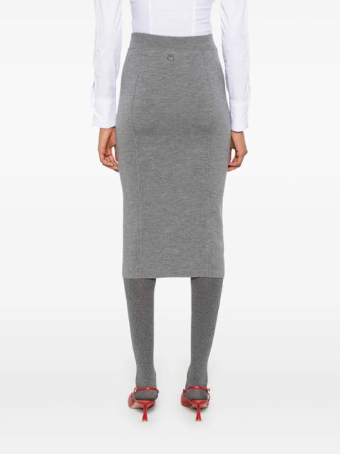 PINKO knitted pencil skirt - Grey