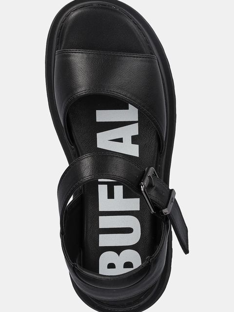 Buffalo sandały Pluto Jojo damskie kolor czarny na platformie 1602267-BLK