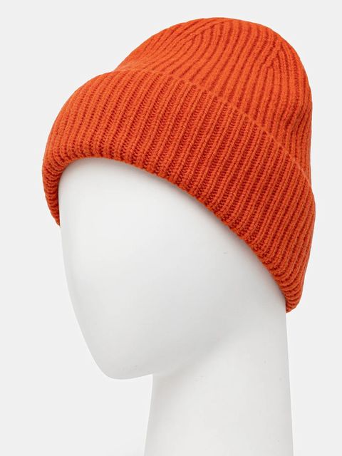 Answear.LAB czapka wełniana kolor pomarańczowy - zdjęcie produktu nr 2