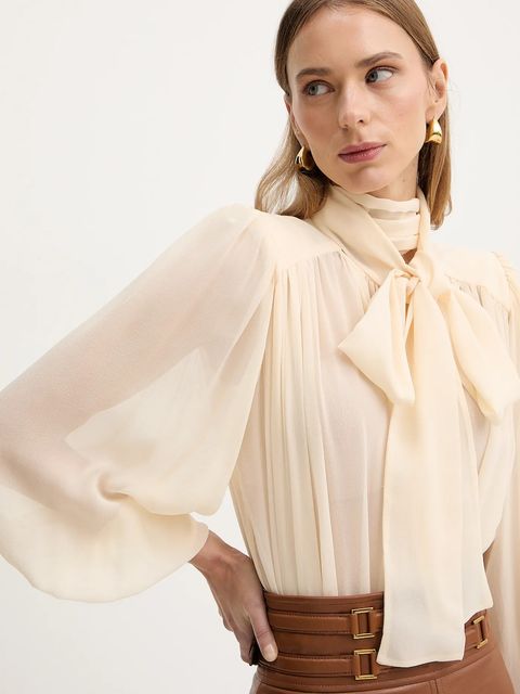 Elisabetta Franchi body jedwabne