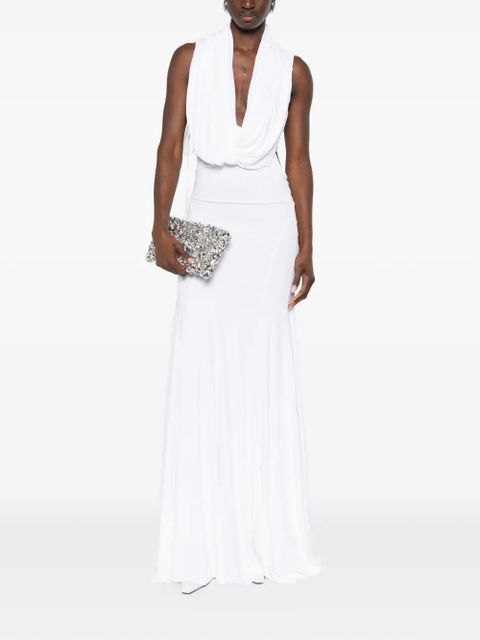 Christopher Esber draped cut-out maxi dress - White - zdjęcie produktu nr 2