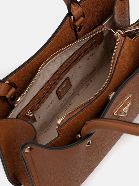 Guess torebka MERIDIAN kolor brązowy HWBG69 74090