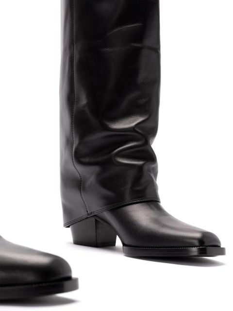 FENDI Show leather boots - Black