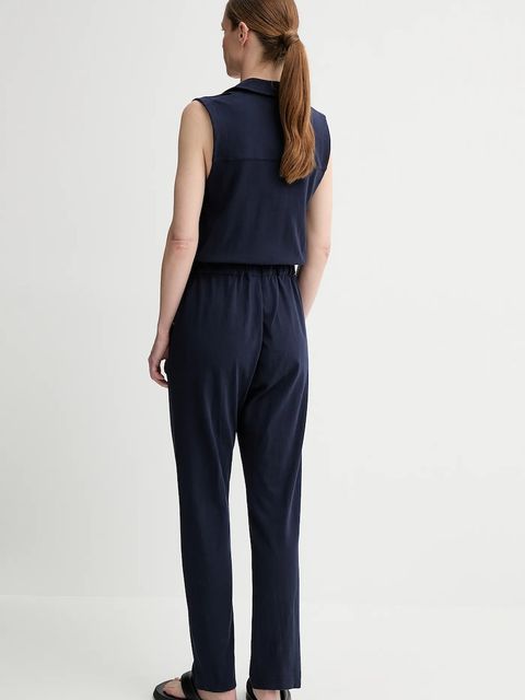 G-Star kombinezon bawełniany kolor granatowy bawełniany z kołnierzykiemm D26093-C336