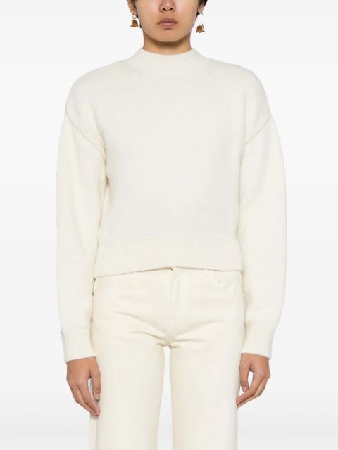 Jacquemus La Maille Jacquemus logo-intarsia jumper - Neutrals