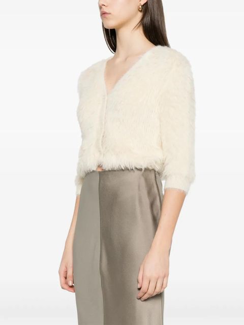 AMI Paris satin midi skirt - Grey - zdjęcie produktu nr 2