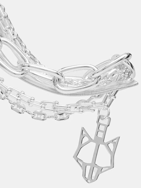 Naked Wolfe klapki skórzane Chromed