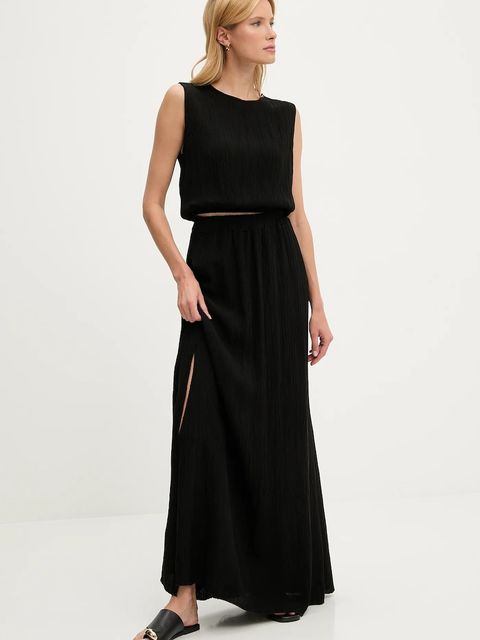 Answear.LAB bluzka i spódnica damski kolor czarny - zdjęcie produktu nr 1