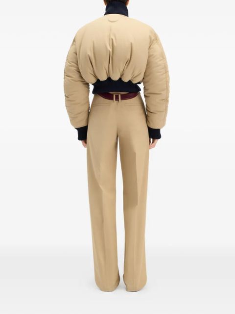 Jean Paul Gaultier open front curves trousers - Neutrals