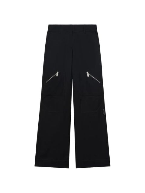 Off-White gabardine pocket trousers - Black - zdjęcie produktu nr 1