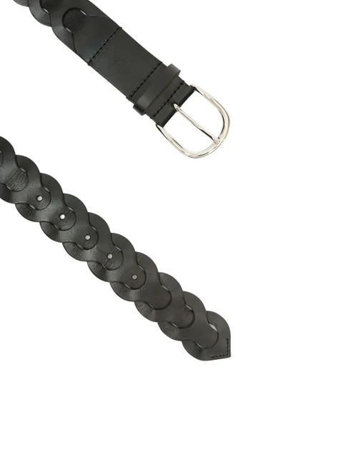 ISABEL MARANT Edena leather belt - Blue