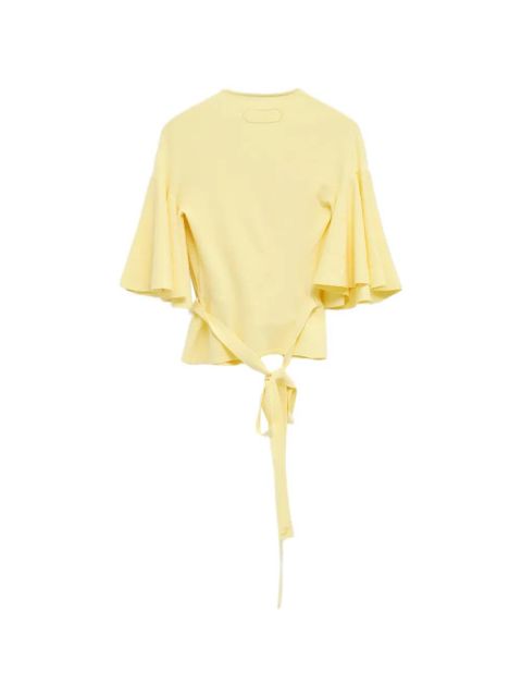 Jacquemus Paysan tie blouse - Yellow