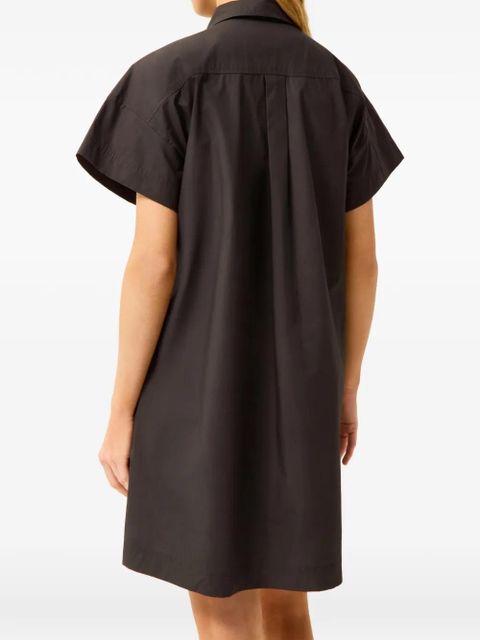 Marie Oliver collar cotton dress - Black