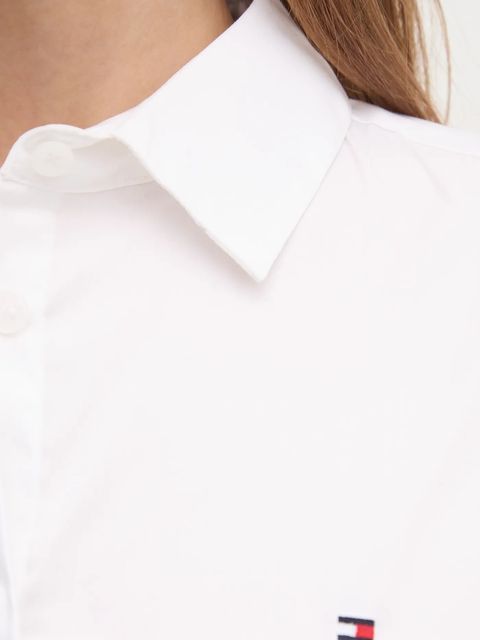 Tommy Hilfiger koszula damska kolor biały regular z kołnierzykiem klasycznym WW0WW44084