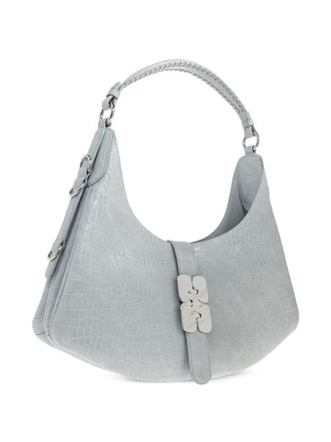 GANNI leather tote bag - Blue