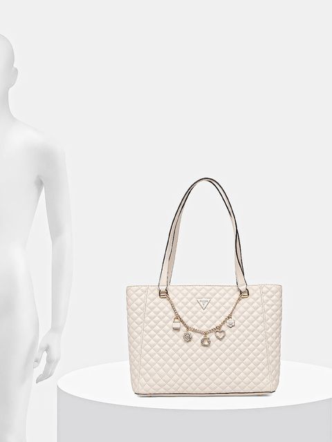 Guess torebka EVERLEE kolor biały HWEG86 79250