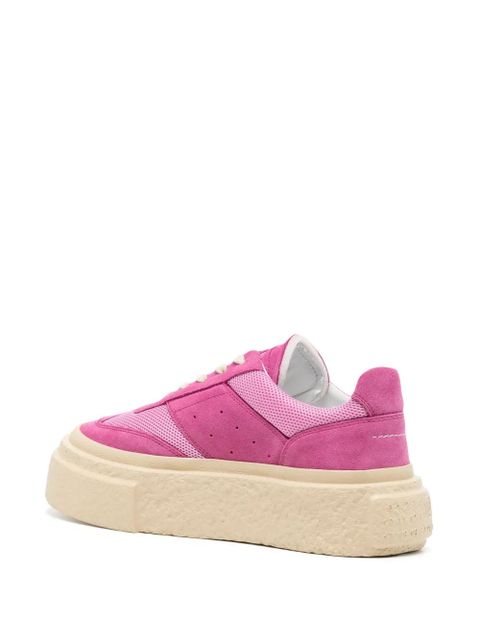 MM6 Maison Margiela Gambetta panelled sneakers - Pink