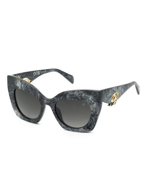 Blumarine butterfly-frame sunglasses - Grey - zdjęcie produktu nr 2