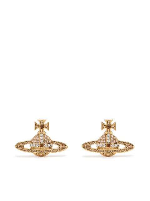 Vivienne Westwood Kika Orb-plaque earrings - Gold - zdjęcie produktu nr 1