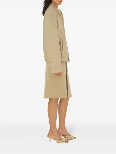 Burberry poplin midi skirt - Neutrals - zdjęcie produktu nr 2