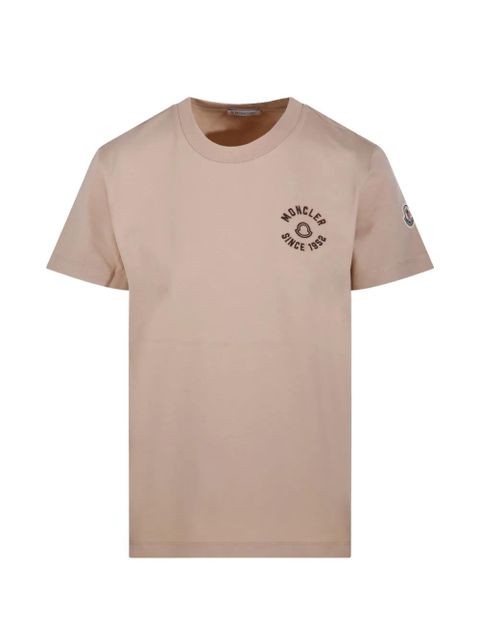 Moncler logo-detail T-shirt - Neutrals - zdjęcie produktu nr 1