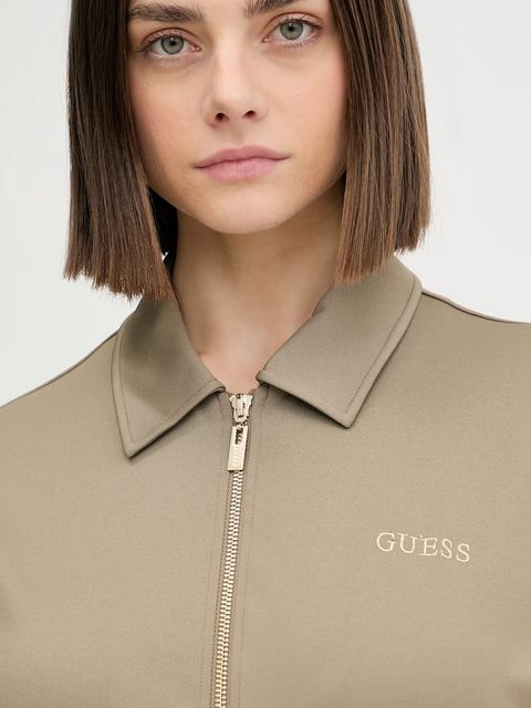 Guess sukienka CARLA kolor zielony mini rozkloszowana V5YK04 KCX42