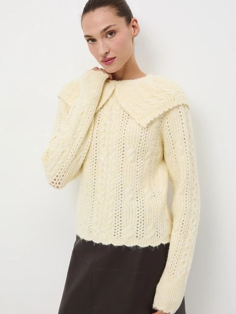 Medicine sweter damski kolor żółty - zdjęcie produktu nr 1