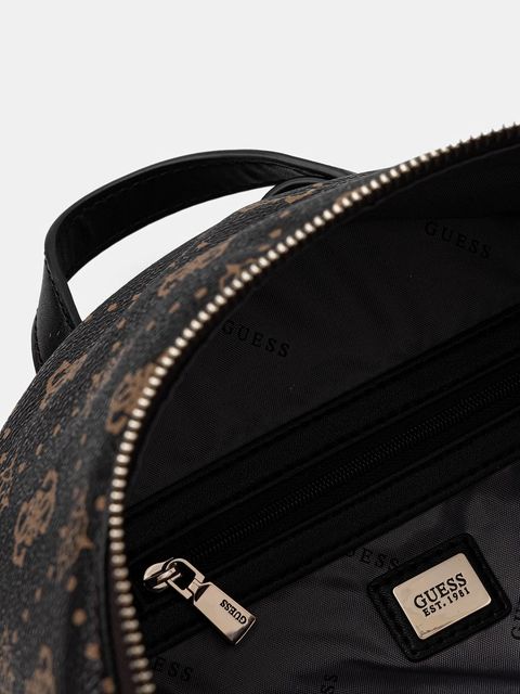 Guess plecak SILIA damski kolor brązowy mały wzorzysty TWGP98 90032