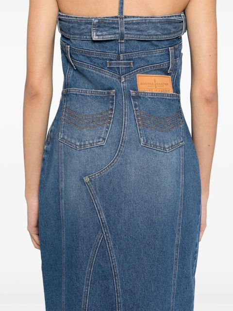 Jean Paul Gaultier The denim overall dress - Blue