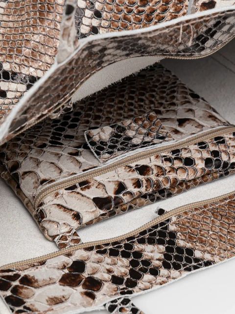 Answear.LAB torebka skórzana kolor szary