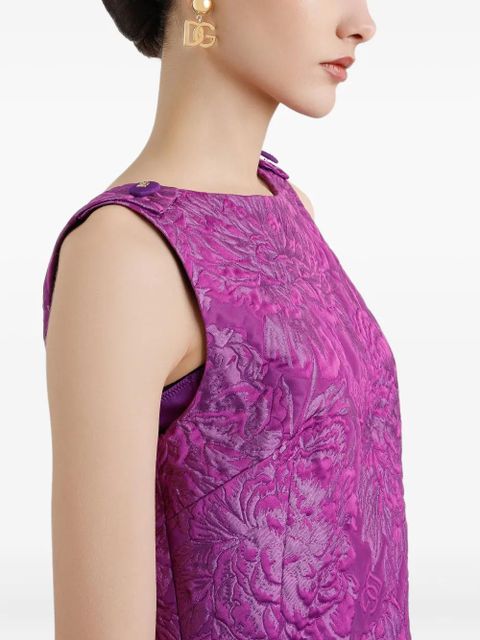 Dolce & Gabbana DNA Brocade dress - Purple