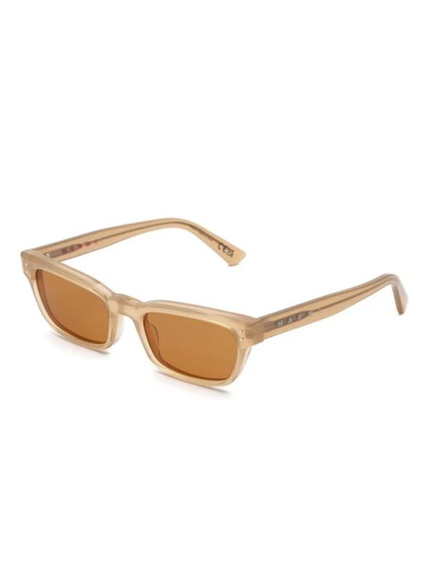 Marni Eyewear Floosa rectangle-frame sunglasses - Brown - zdjęcie produktu nr 2