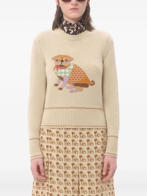 Valentino Garavani embroidered sweater - Neutrals - zdjęcie produktu nr 2